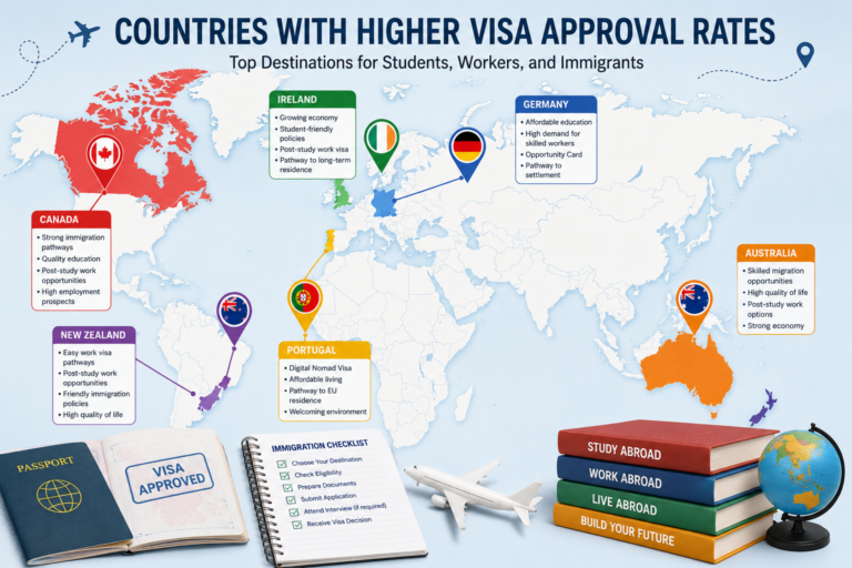 High Visa Approval Rate Countries for Students, Workers, and Immigrants (2026/2027 Guide)