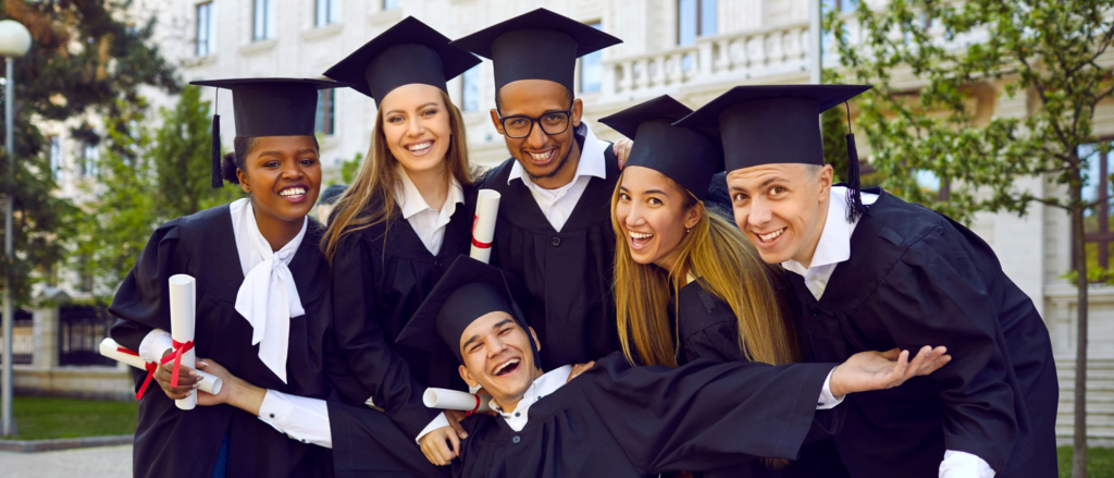 The ultimate milestone of the international student journey: graduating into the global workforce.