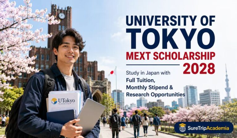 University of Tokyo MEXT Scholarship 2028 Intake: Complete Guide for International Students