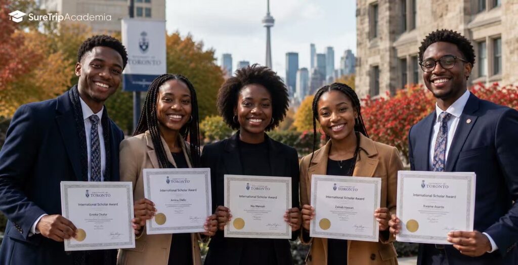 African students receiving scholarships in Canada