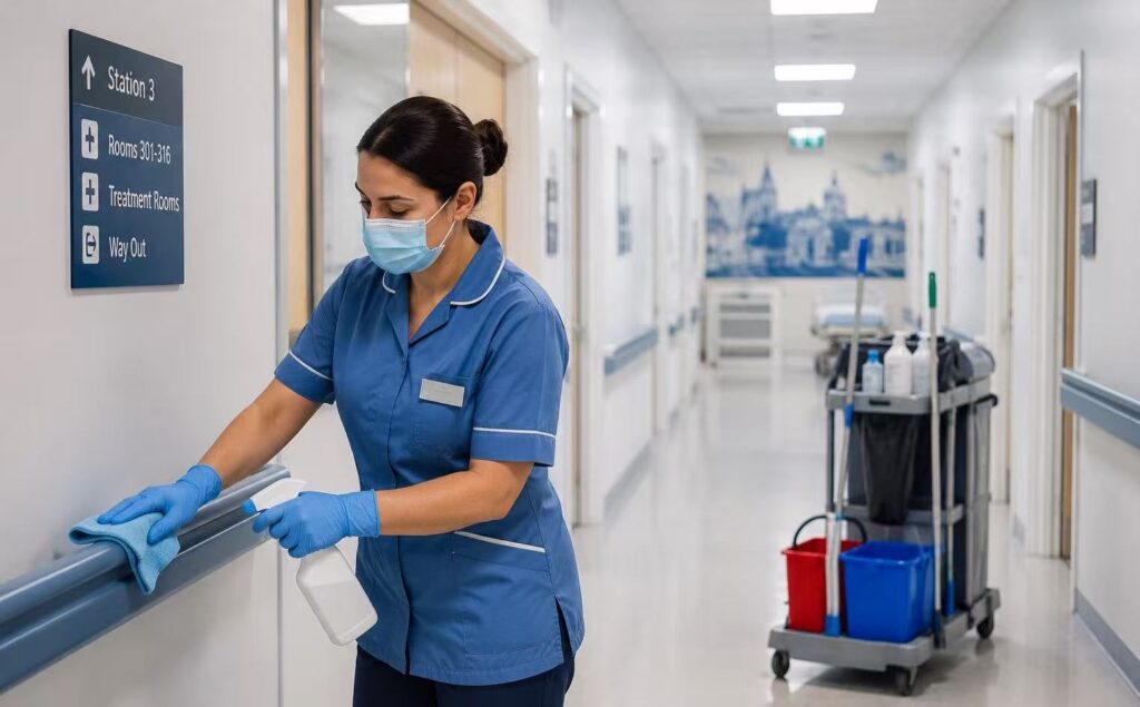 Hospital cleaner employment opportunities in Europe