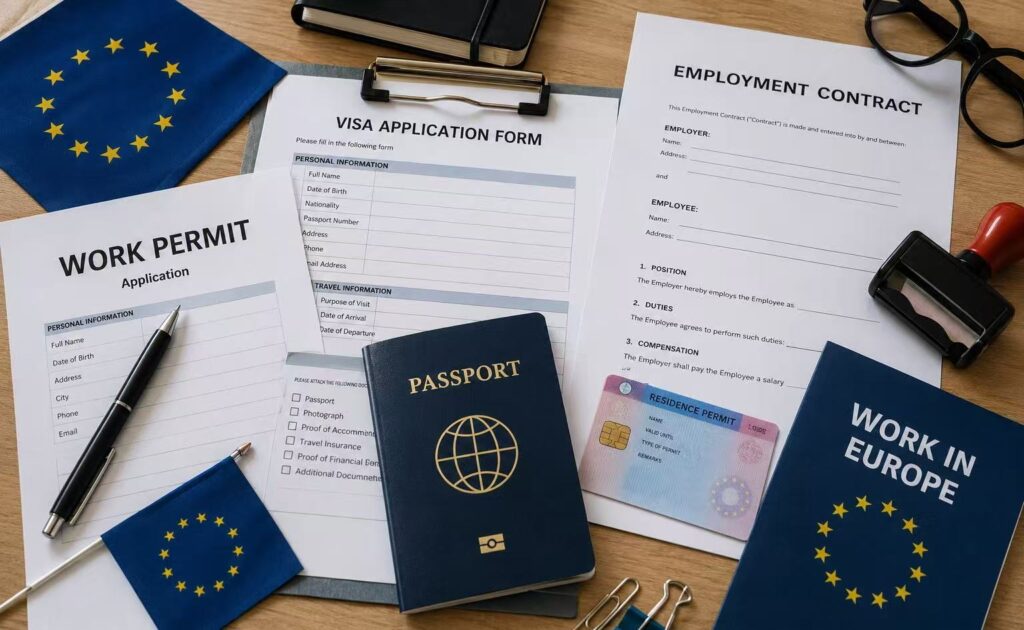 European work visa sponsorship process
