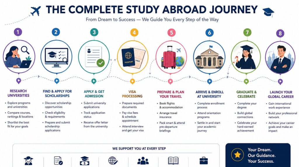 Europe study abroad roadmap