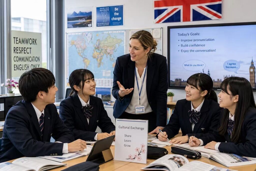 International English teacher working with Japanese students through the JET Program.